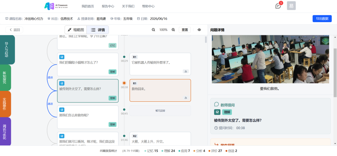 华东师大数课分析系统体验报告