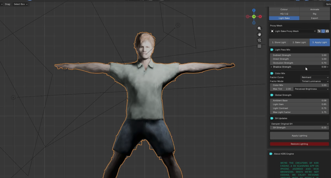 高斯泼溅中实现3D场景动态光照与人物动画