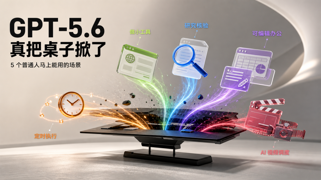 刚刚|GPT-5.6 全球上线,这 5 个用法真把桌子掀了!