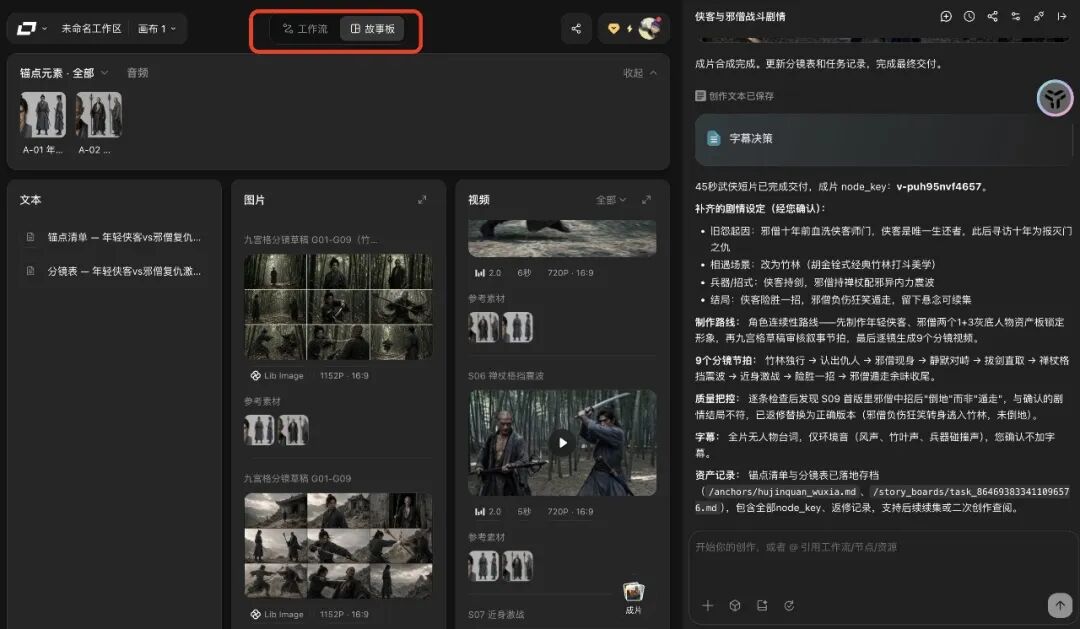 实测LibTV Agent,把100个AI视频工作流重组成Skills后我创意自由了