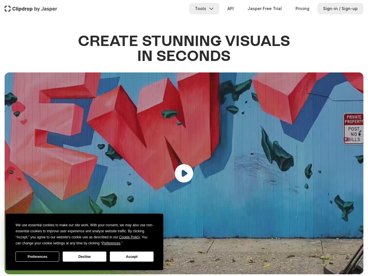 ClipDrop Image Upscaler
