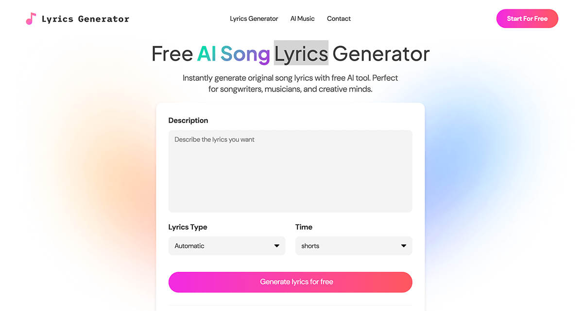 Lyrics Generator