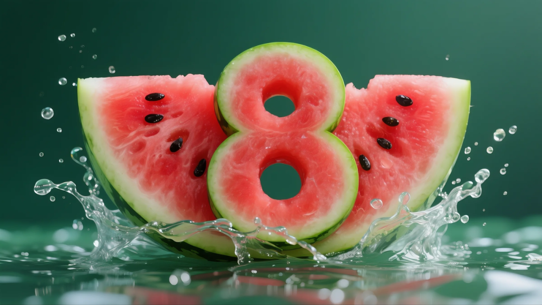 即梦AI 【水果】【西瓜】| 炎炎夏日，来点西瓜字体解解渴，附提示词