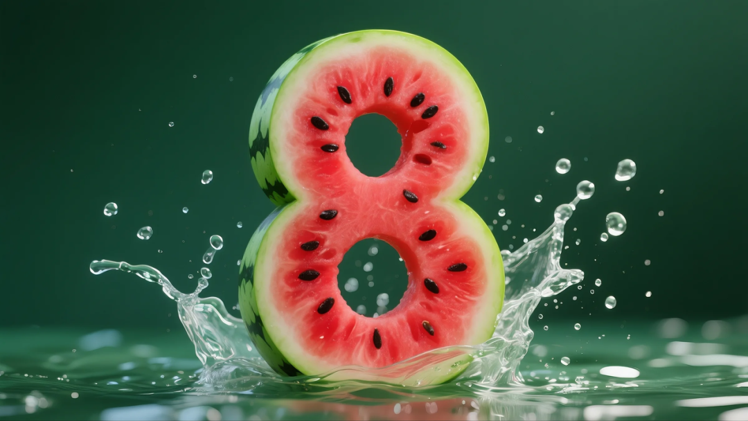 即梦AI 【水果】【西瓜】| 炎炎夏日，来点西瓜字体解解渴，附提示词