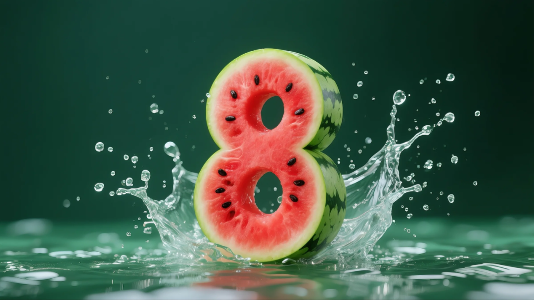 即梦AI 【水果】【西瓜】| 炎炎夏日，来点西瓜字体解解渴，附提示词