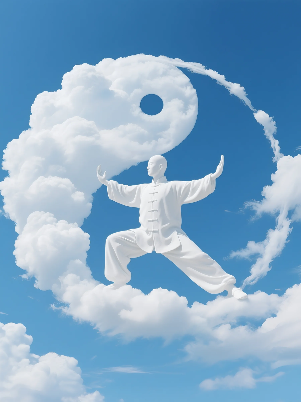 即梦AI 【云】| 一朵热爱运动的云，附提示词