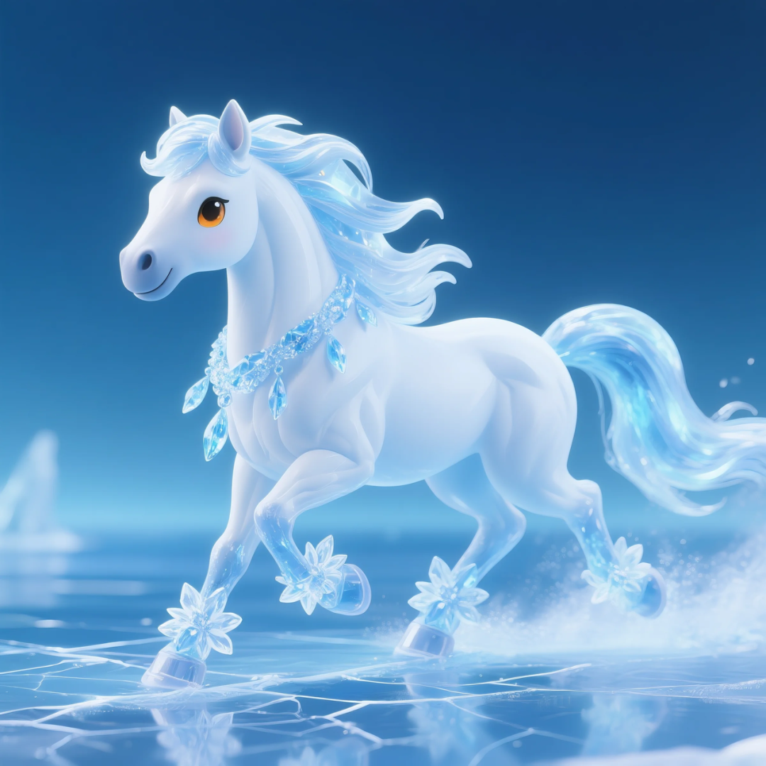 即梦AI 【动物】【十二生肖】| 炎炎夏日冰晶质感清凉版十二生肖头像，附提示词