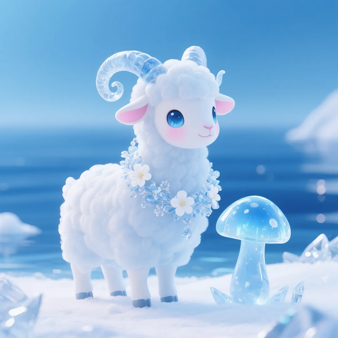 即梦AI 【动物】【十二生肖】| 炎炎夏日冰晶质感清凉版十二生肖头像，附提示词