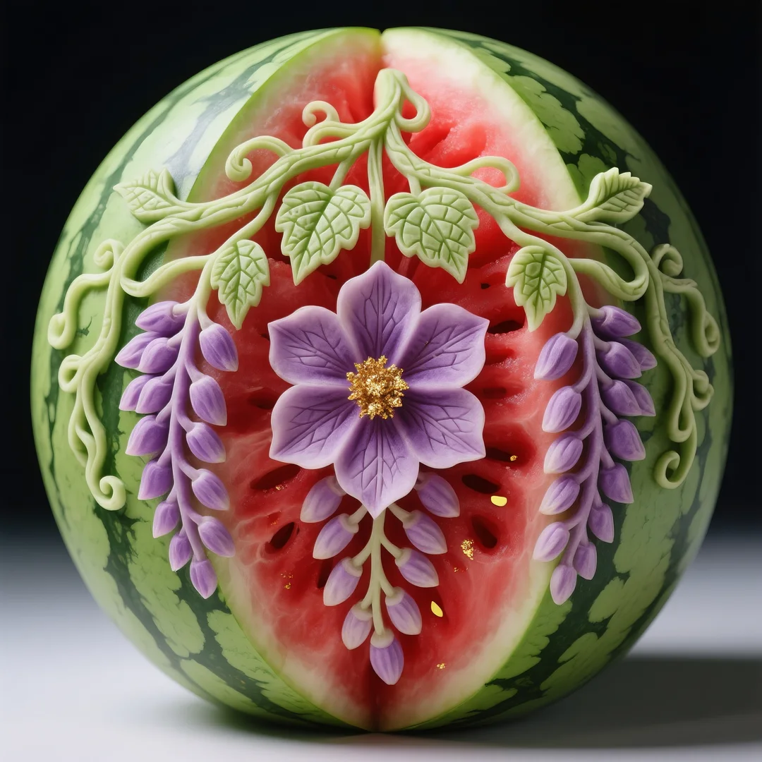 即梦AI 【水果】【西瓜】| 炎炎夏日，来一组赏心悦目的西瓜图案解暑降温，附提示词