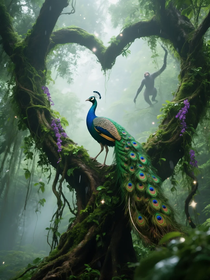 即梦AI 【植物】【树】| 你打卡过这样的爱心树吗？