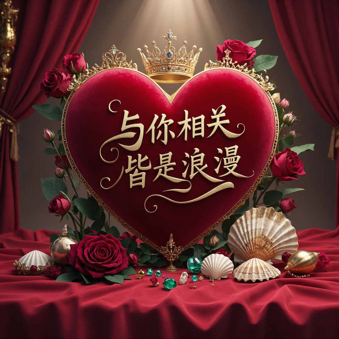 即梦AI【文字图片素材】| 用AI绘画表白！这些浪漫文字素材，让TA瞬间沦陷