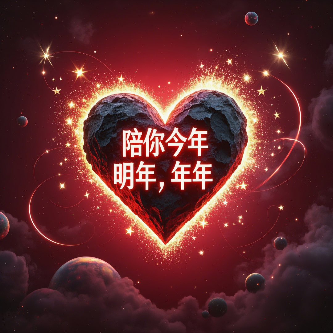 即梦AI【文字图片素材】| 用AI绘画表白！这些浪漫文字素材，让TA瞬间沦陷