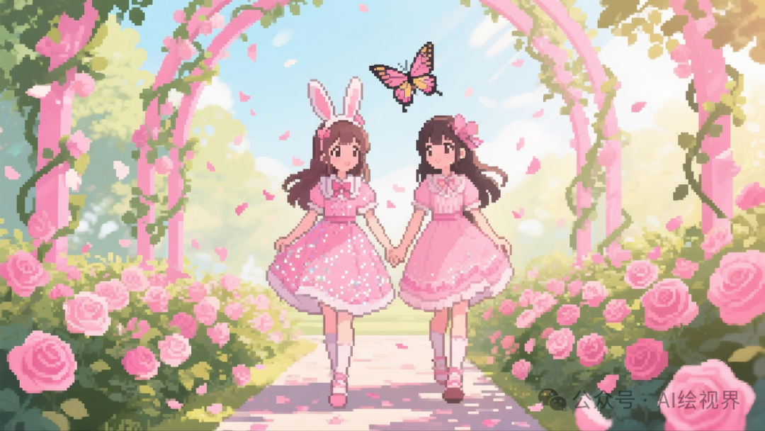 即梦AI 【像素风格】| 爆火的抑郁风像素插画怎么搞?照着输入,张张戳中泪点