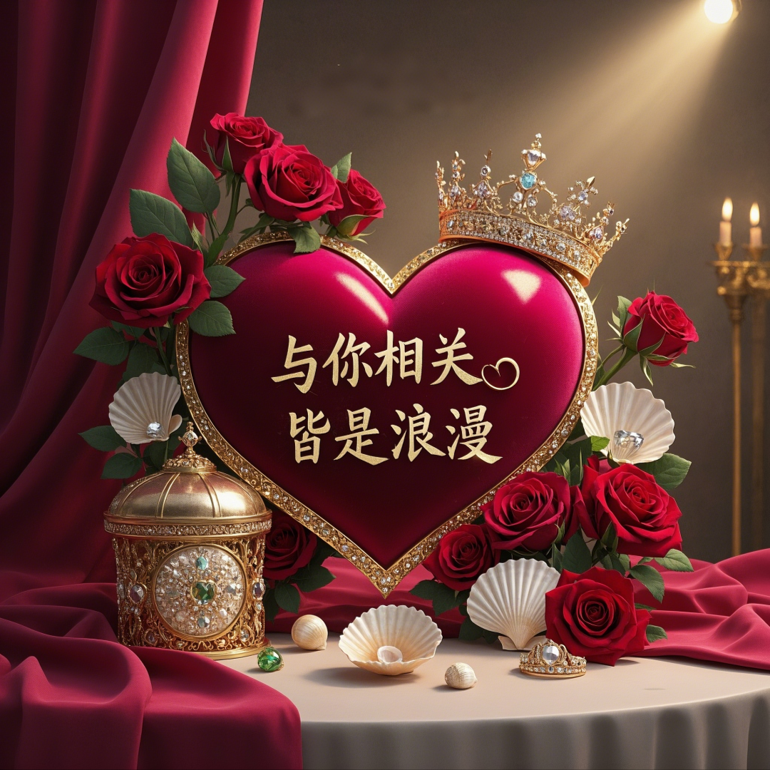 即梦AI【文字图片素材】| 用AI绘画表白！这些浪漫文字素材，让TA瞬间沦陷