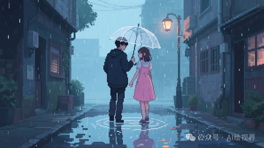 即梦AI 【像素风格】| 爆火的抑郁风像素插画怎么搞?照着输入,张张戳中泪点