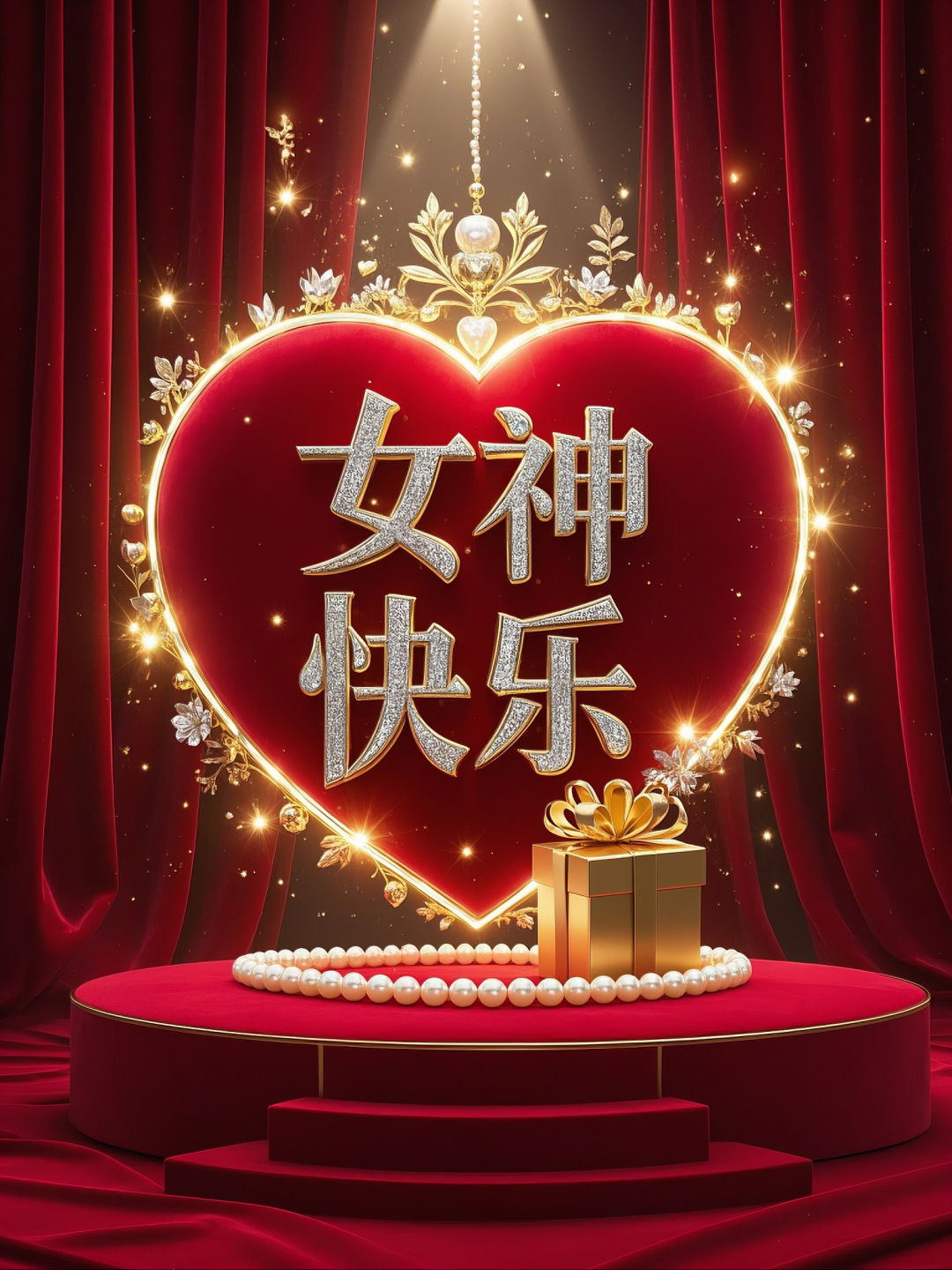 即梦AI【节日系列】【女神节】| 3分钟出图,今年女神节海报不求人