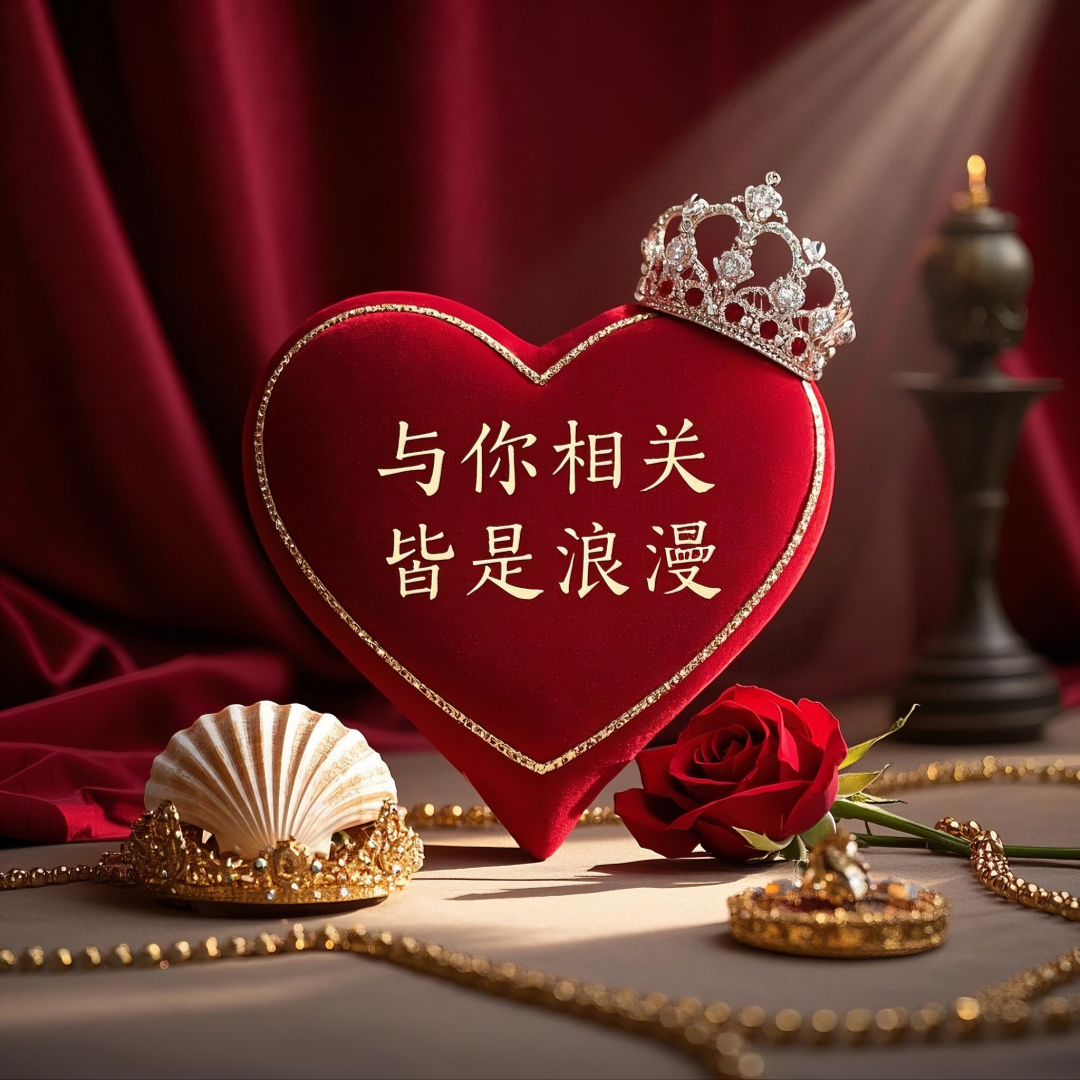即梦AI【文字图片素材】| 用AI绘画表白！这些浪漫文字素材，让TA瞬间沦陷
