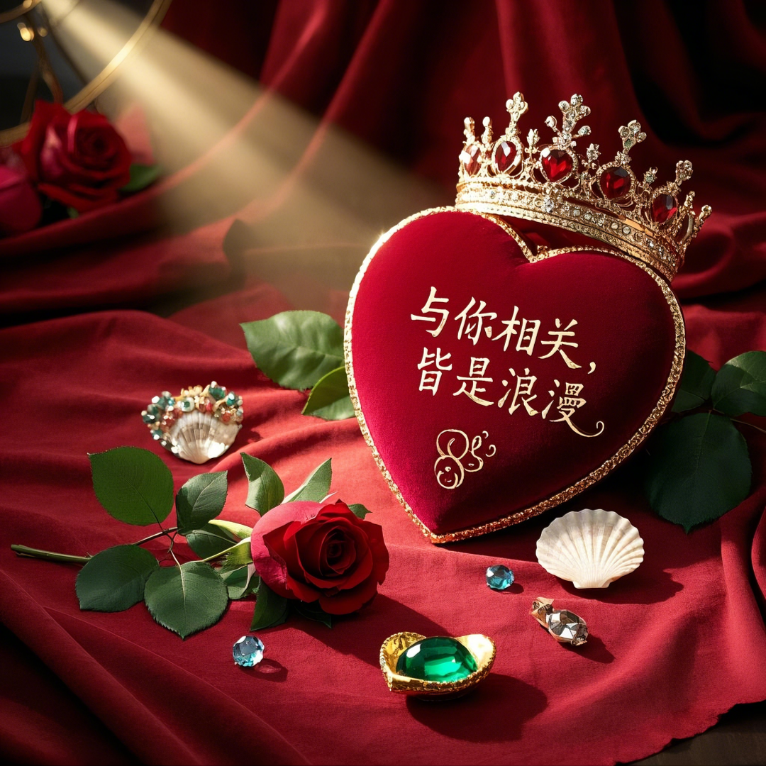 即梦AI【文字图片素材】| 用AI绘画表白！这些浪漫文字素材，让TA瞬间沦陷