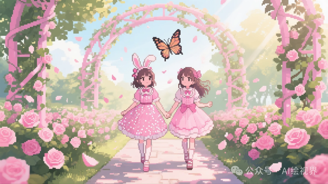 即梦AI 【像素风格】| 爆火的抑郁风像素插画怎么搞?照着输入,张张戳中泪点