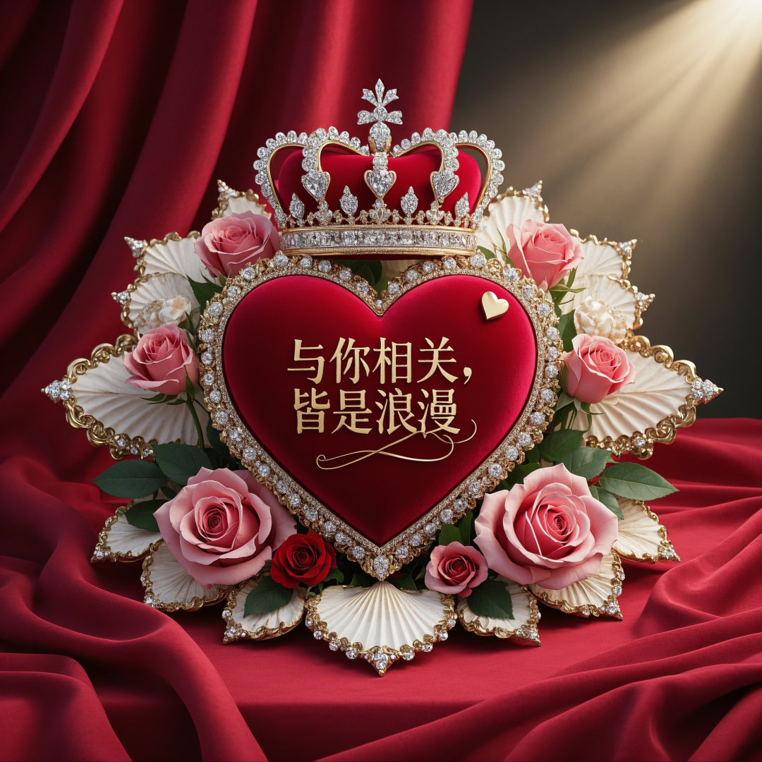 即梦AI【文字图片素材】| 用AI绘画表白！这些浪漫文字素材，让TA瞬间沦陷