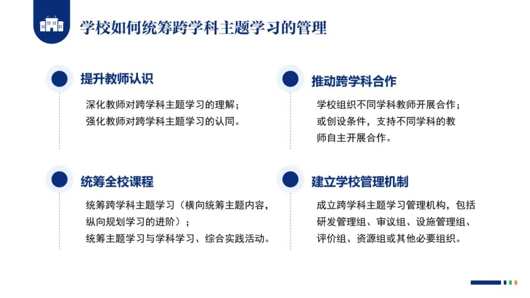 PPT |  北京师范大学昌平附属学校副校长沈静：跨学科主题学习的校本化实践——兼论AI赋能学校发展思考