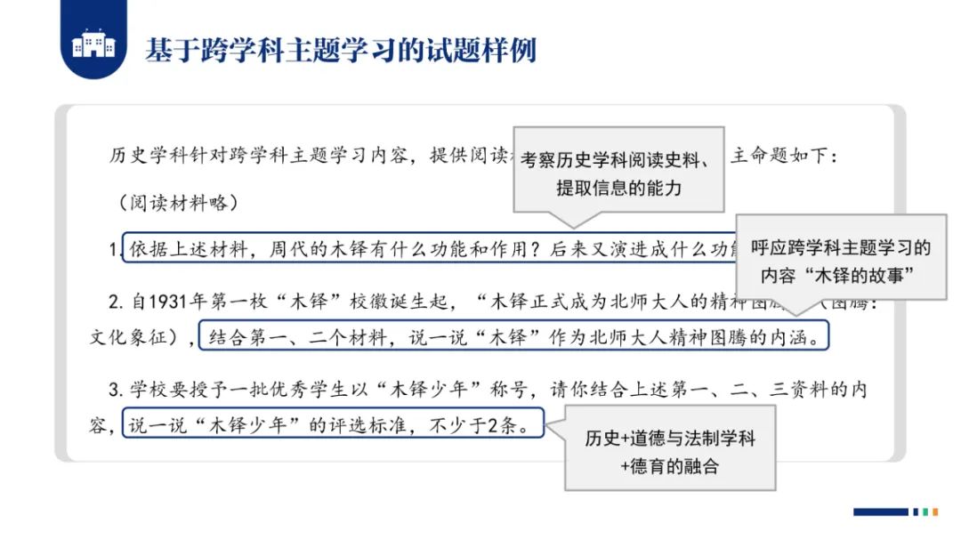 PPT |  北京师范大学昌平附属学校副校长沈静：跨学科主题学习的校本化实践——兼论AI赋能学校发展思考