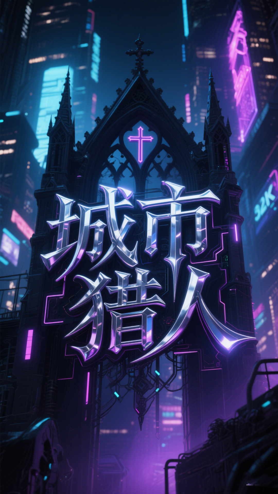 即梦3.0风格各异的字体设计：从印章到赛博哥特的精彩呈现！（示例图片+提示词）