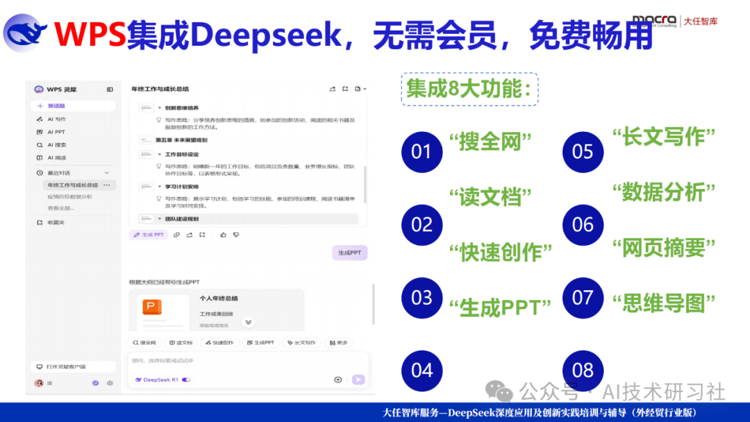 【打工人逆袭神器】DeepSeek一键解锁AI报告+PPT自由!10分钟搞定三天工作量,老板跪求你分享秘诀!