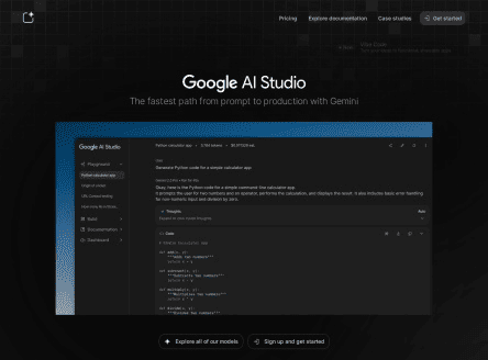 Google AI Studio