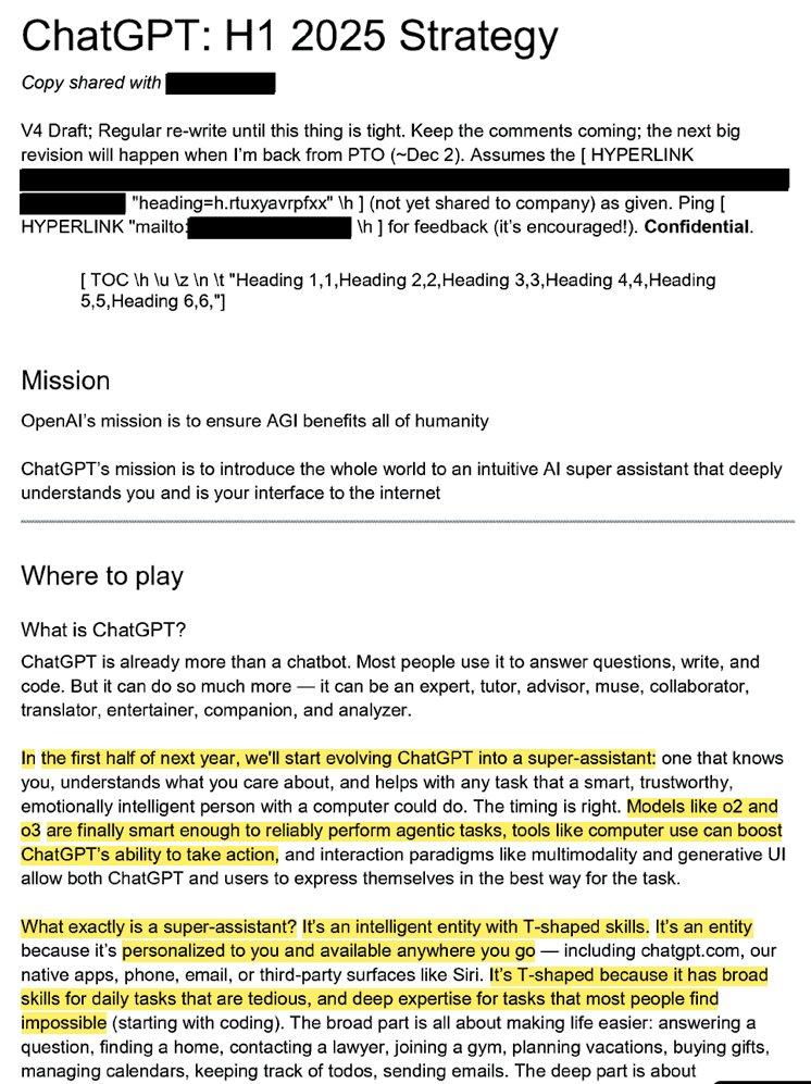4页绝密文件曝OpenAI野心，ChatGPT占领人类心智，25年致命杀招公开