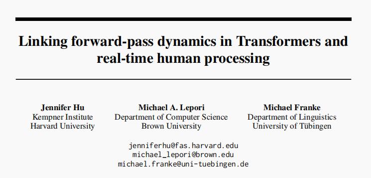 哈佛新论文揭示 Transformer 模型与人脑“同步纠结”全过程，AI也会犹豫、反悔？
