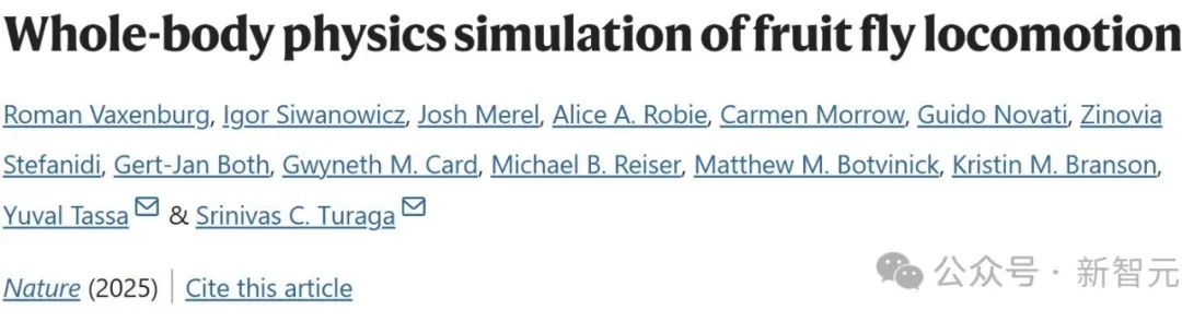 DeepMind果蝇登Nature，强化学习再立功，AI模拟飞行，逼真到腿毛颤抖