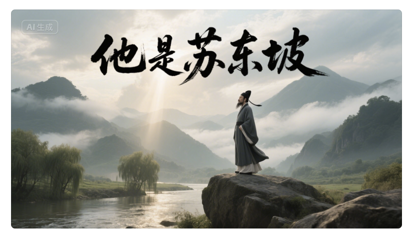十五分钟，AI助你创作《他是苏东坡》爆火历史人物传记经典，让历史人物活过来（手把手教你玩转AI）