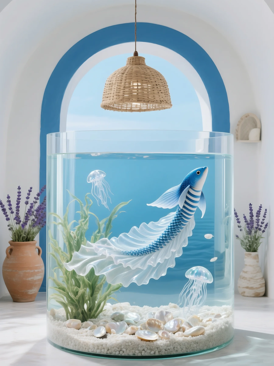 即梦AI 【动物】【鱼】| 这么绚丽的孔雀鱼谁不喜欢!  附提示词。