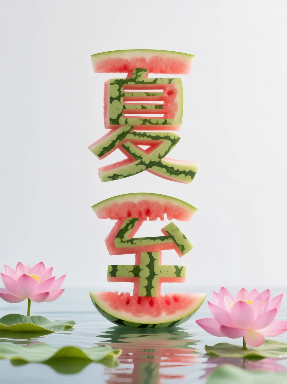 即梦AI 【水果】【西瓜】| 炎炎夏日，来点西瓜字体解解渴，附提示词