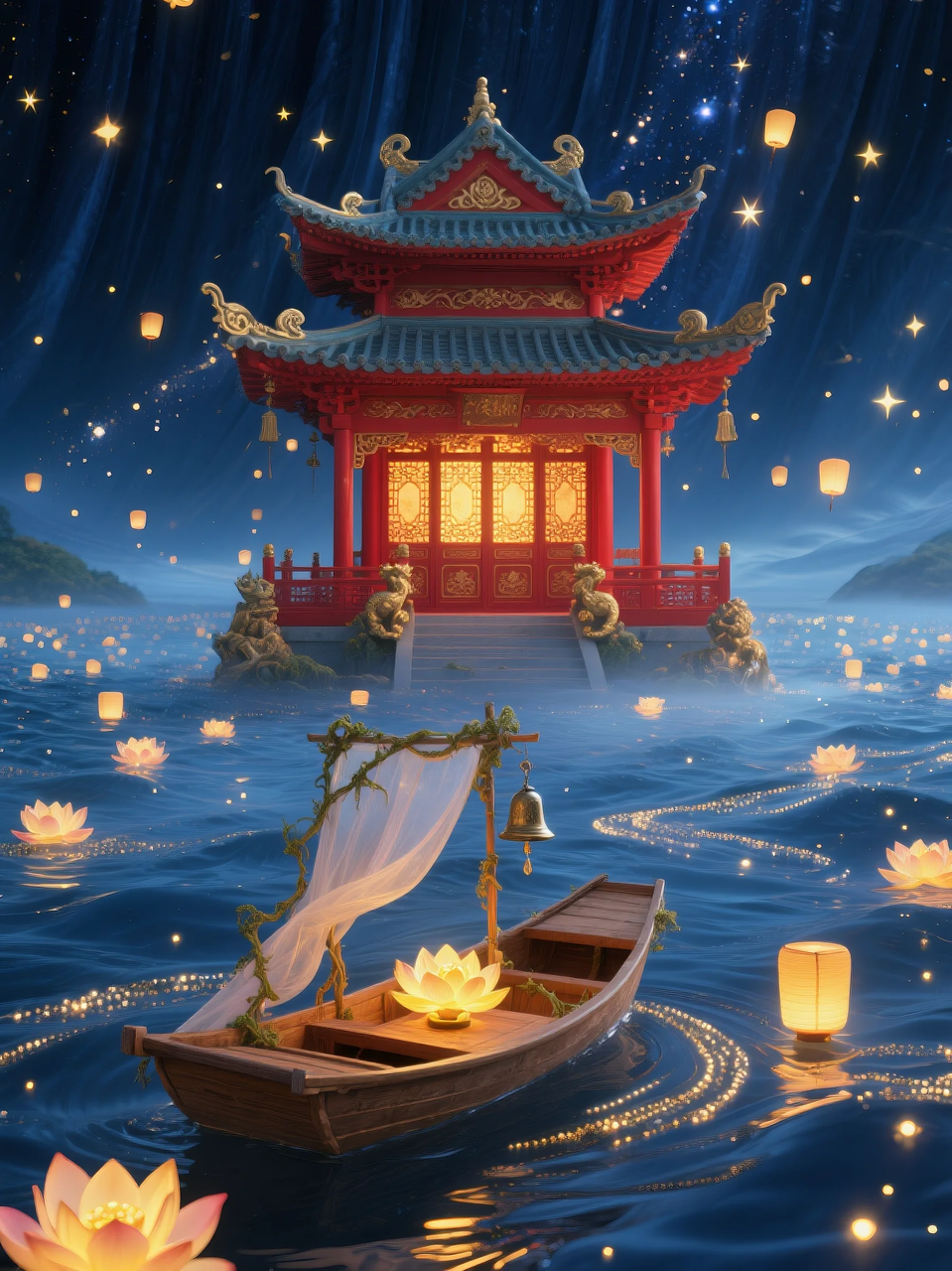 即梦AI 【仙侠神话】| 云顶仙宫，仙景同游，附提示词