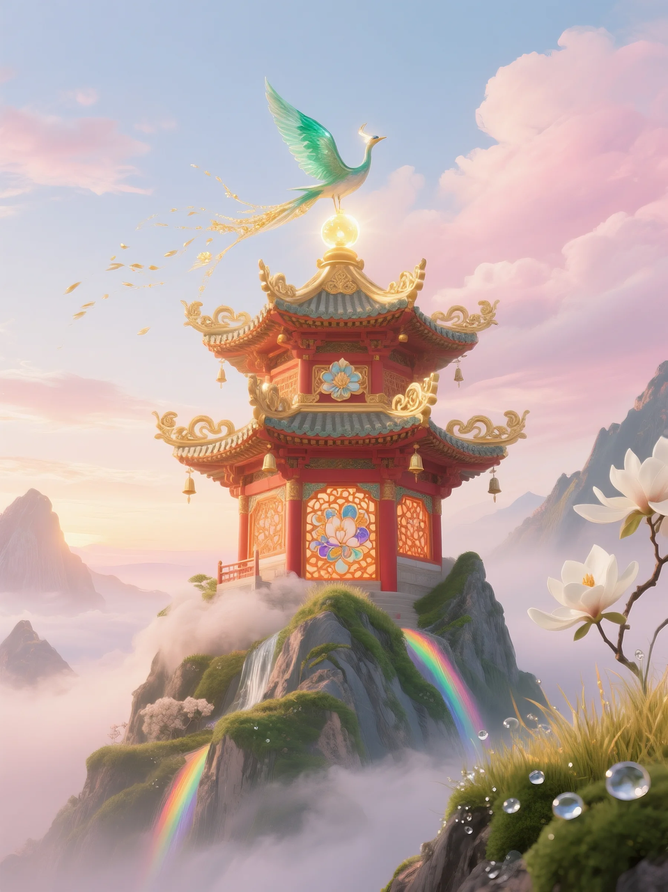 即梦AI 【仙侠神话】| 云顶仙宫，仙景同游，附提示词