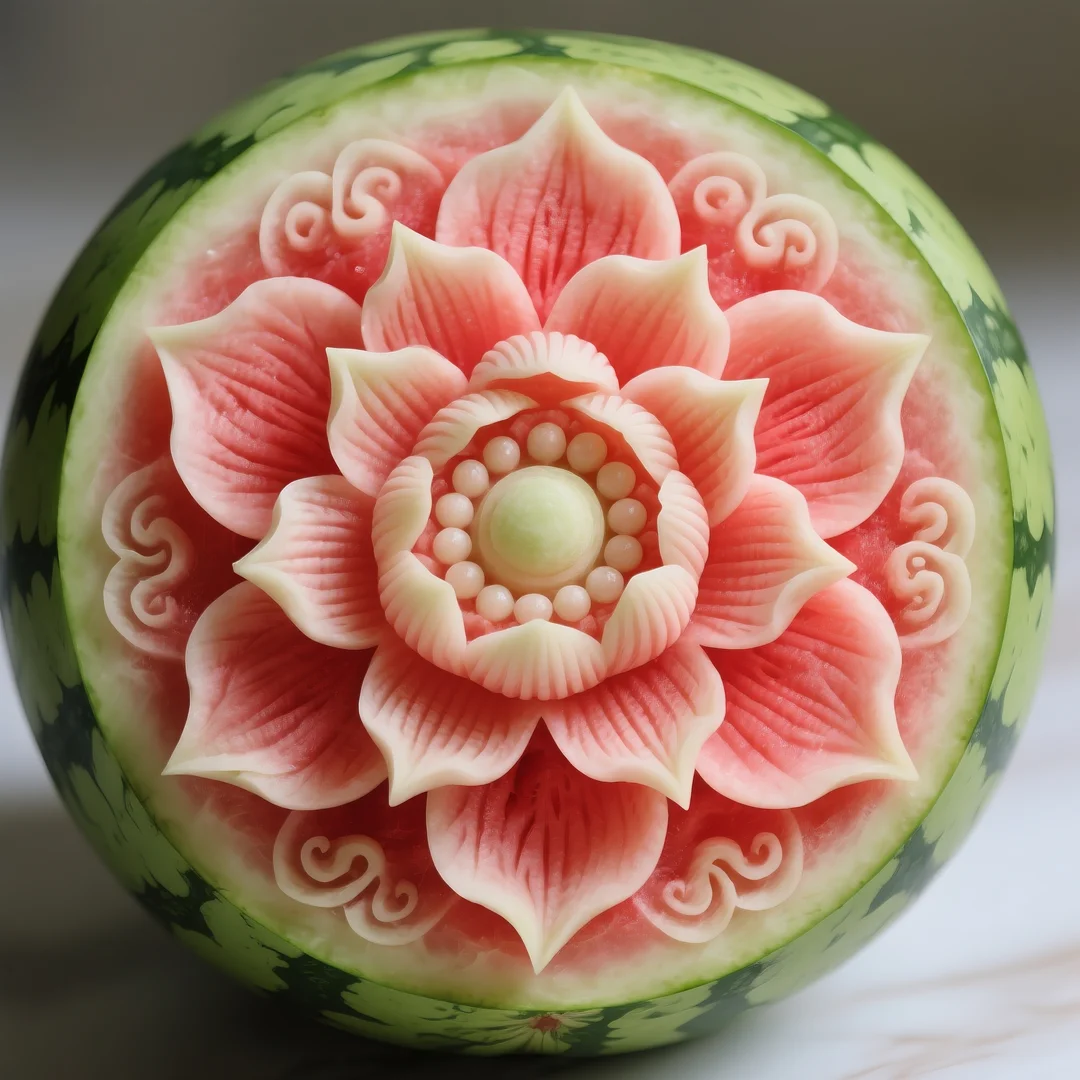 即梦AI 【水果】【西瓜】| 炎炎夏日，来一组赏心悦目的西瓜图案解暑降温，附提示词