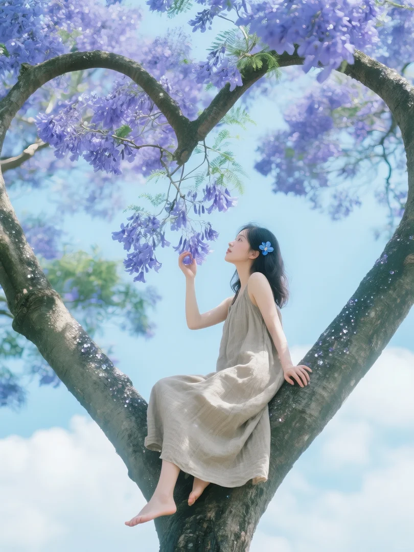 即梦AI 【植物】【树】| 你打卡过这样的爱心树吗？