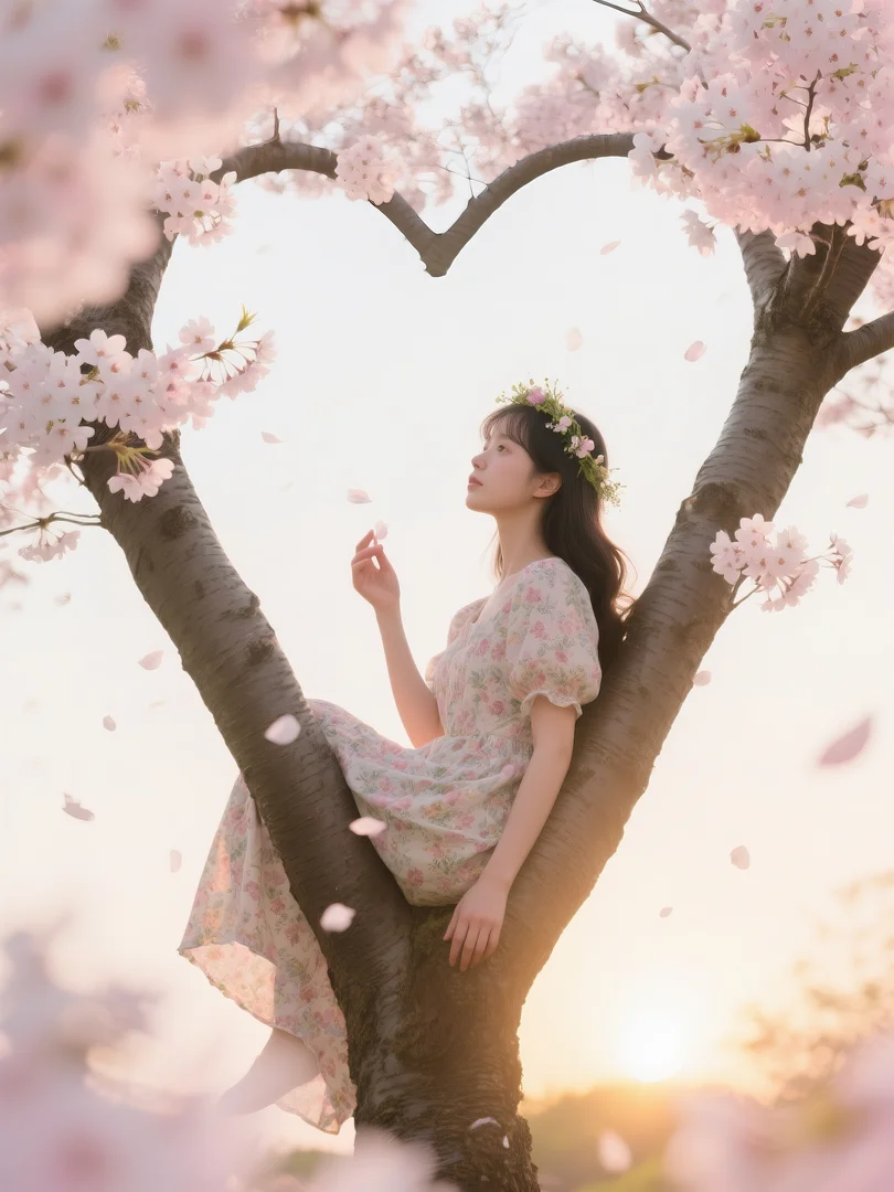 即梦AI 【植物】【树】| 你打卡过这样的爱心树吗？