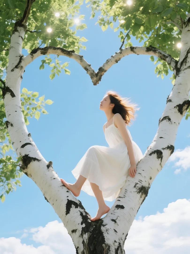 即梦AI 【植物】【树】| 你打卡过这样的爱心树吗？