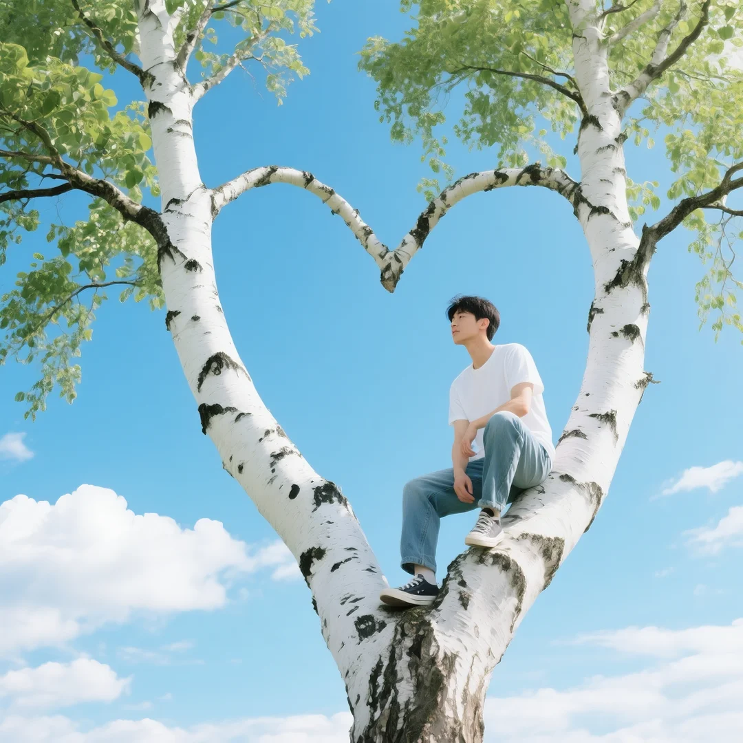 即梦AI 【植物】【树】| 你打卡过这样的爱心树吗？