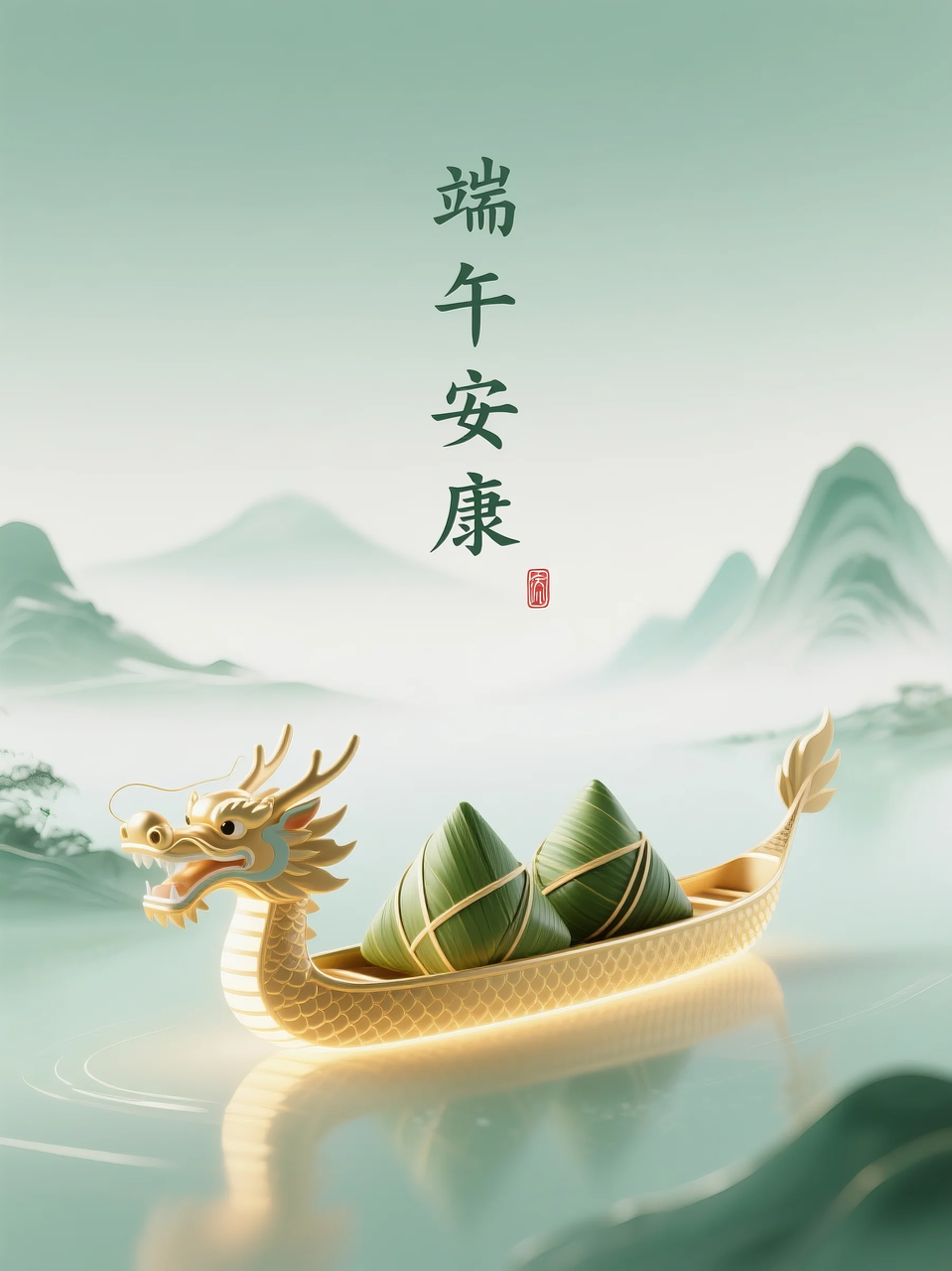 即梦AI 【节日系列】【端午节】| 分享6组不同风格的端午节海报制作，附提示词