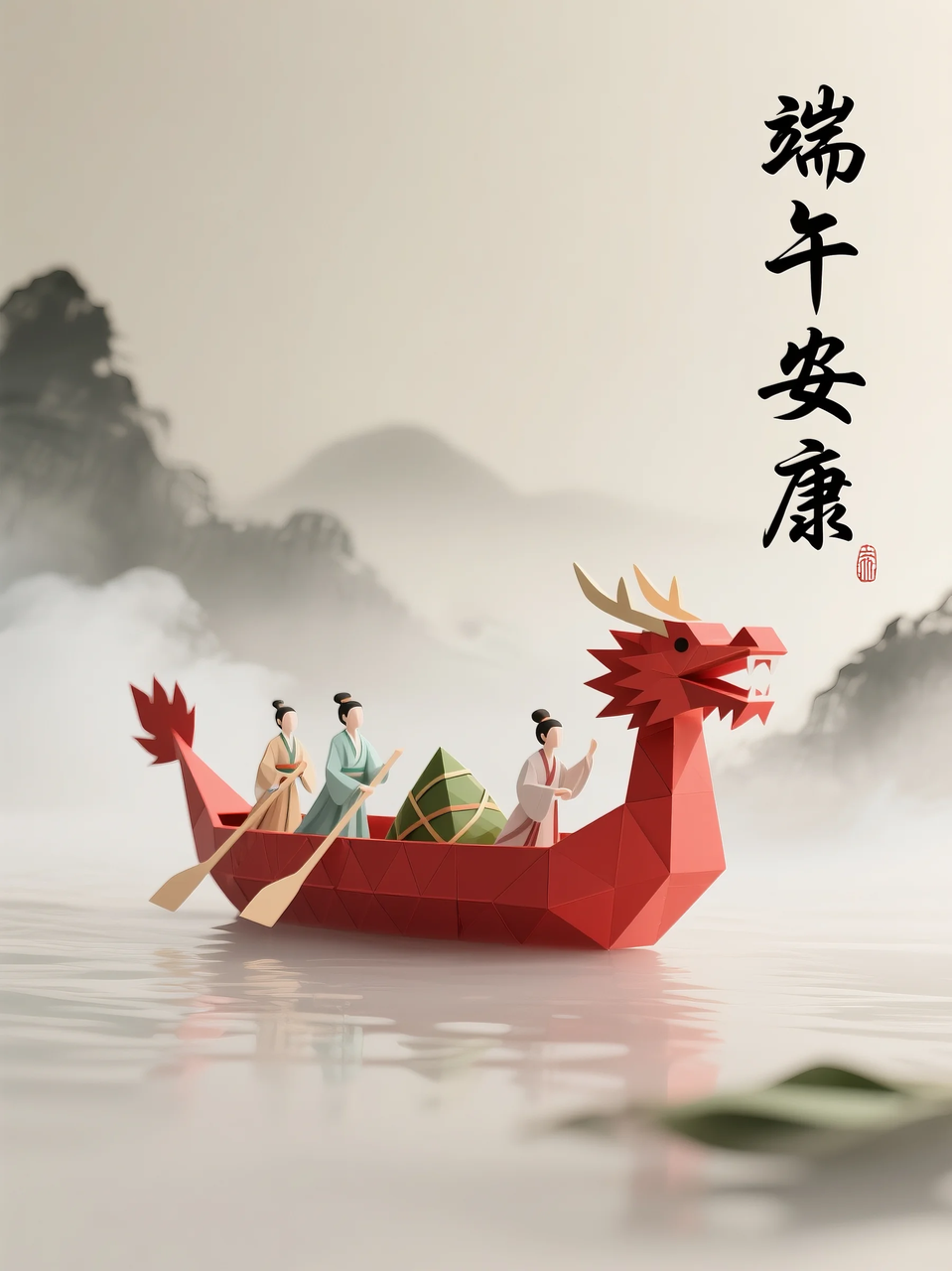 即梦AI 【节日系列】【端午节】| 分享6组不同风格的端午节海报制作，附提示词