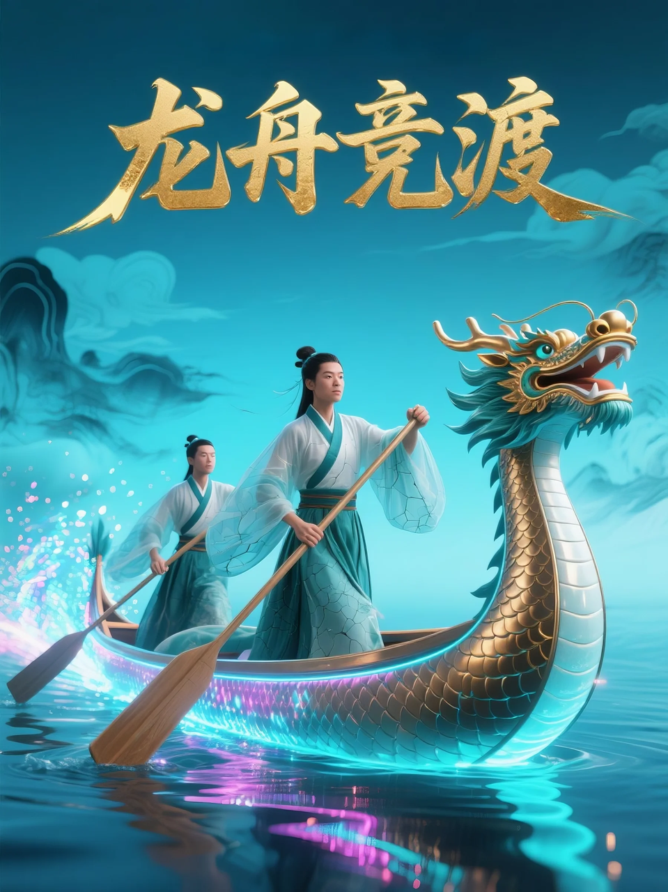 即梦AI 【节日系列】【端午节】| 分享6组不同风格的端午节海报制作，附提示词