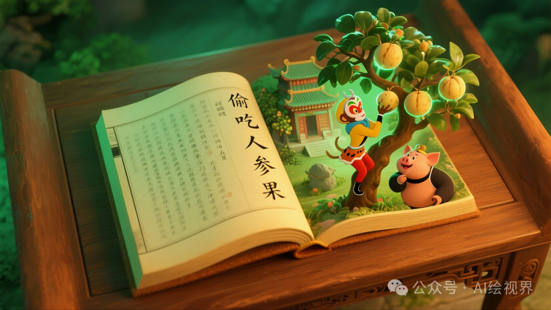 即梦AI | 四大名著AI玩出新高度，裸眼 3D 特效绝了