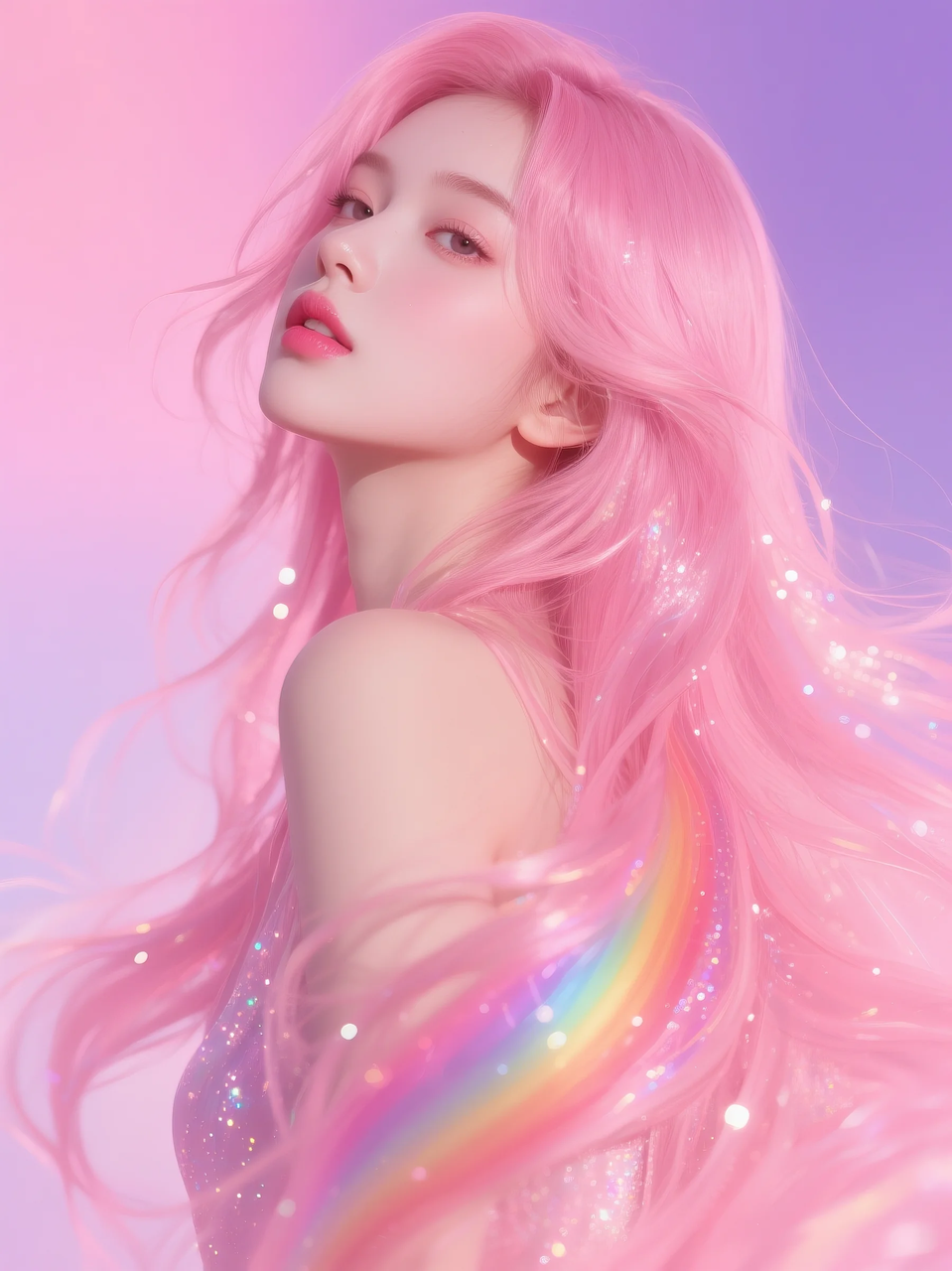 即梦AI 【美女系列】| 数字艺术缔造的倾世容颜，看完彻底沦陷，附提示词