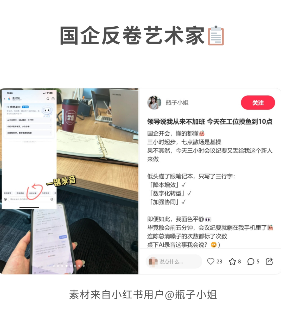 在小红书，发现讯飞星火很“野”的用法