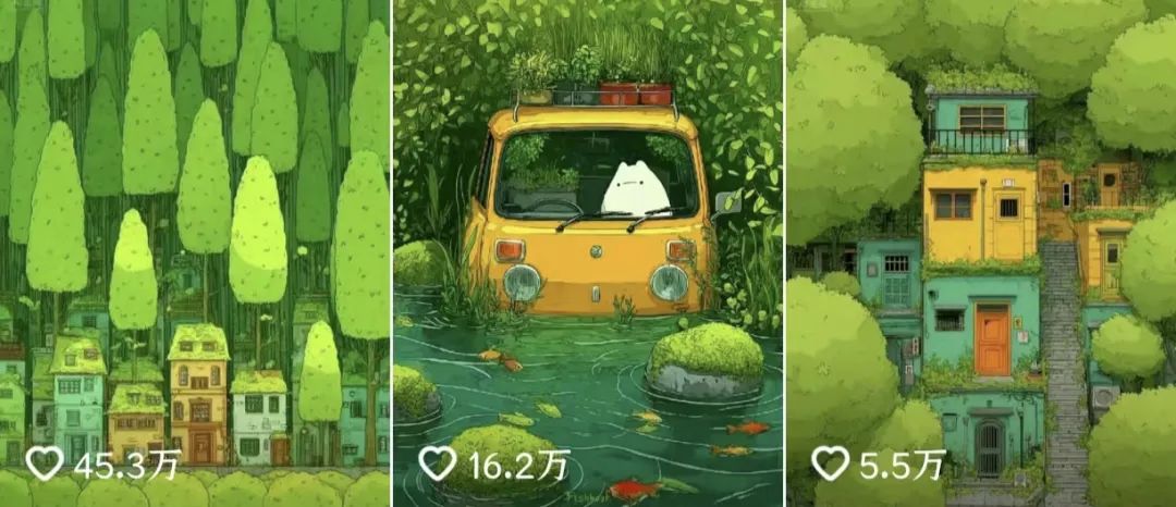 7条作品涨粉4.1万!日式治愈系插画手机版制作教程来了!
