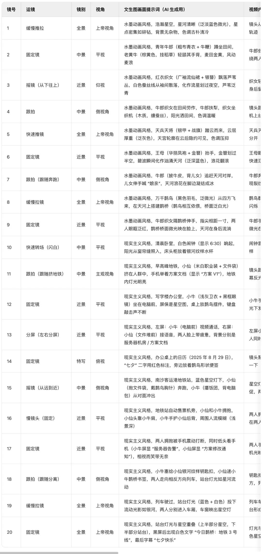 二十分钟，AI助你创作剧本《鹊桥·2025》原创视频（手把手教你玩转AI）